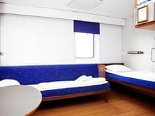 Standard Class 2 berth cabin with disabled facilities